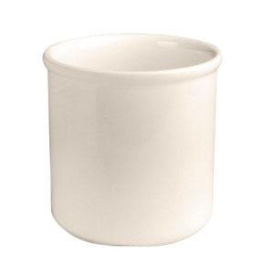 Hall China by Steelite International HL3020AWHA Ivory (American White) 2 Qt. Bain Marie Jar - 6/Case