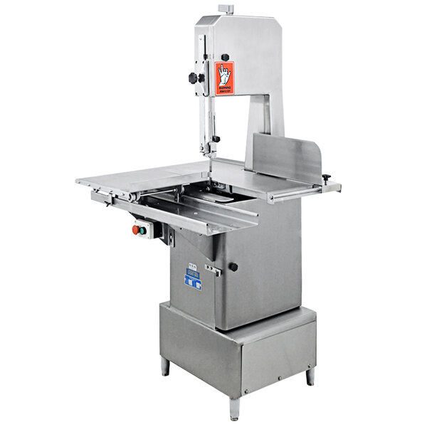 Omcan 45978 Stainless Steel Floor Model Vertical Band Saw with 98&quot; Blade -