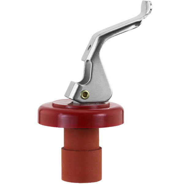 Franmara Italia Burgundy Wine Bottle Stopper with Metal Lever 227803