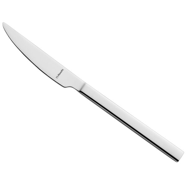 An Amefa Cube stainless steel fruit knife with a silver handle.