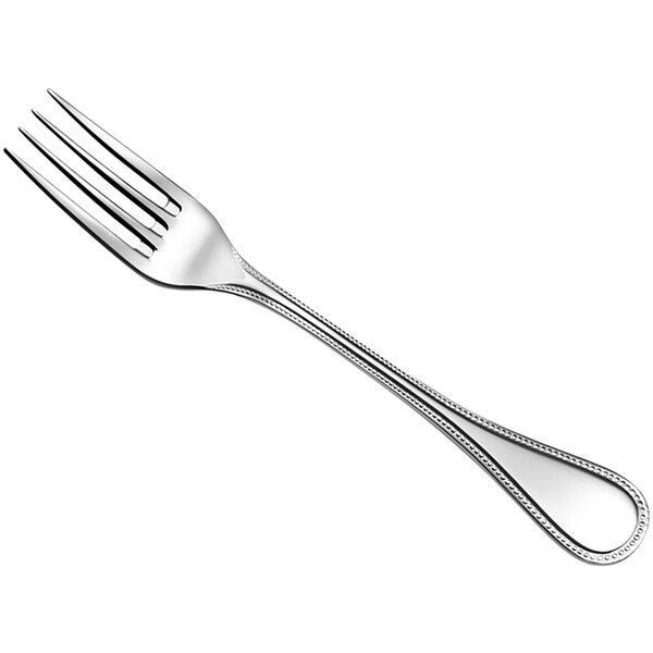 A Couzon by Amefa Le Perle stainless steel salad/dessert fork with a silver handle.