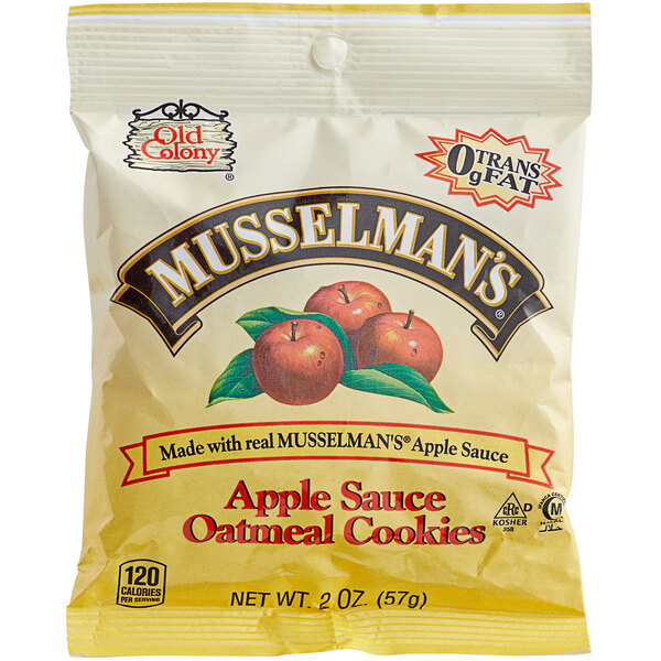 Musselman's Apple Sauce Oatmeal Cookies 2 oz. 36/Case