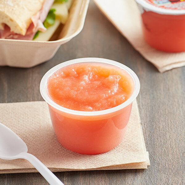 Musselman's Strawberry Apple Sauce 4.5 oz. Cup 96/Case
