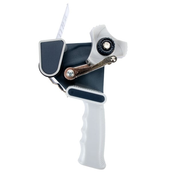 A white and black Shurtape Deluxe Silencer Pistol Grip tape dispenser.
