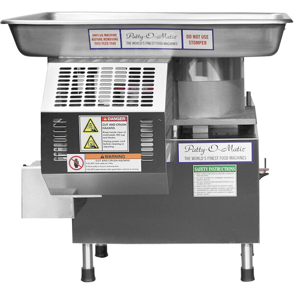 PattyOMatic PR12 Commercial 40 lb. Automatic Patty Forming Machine