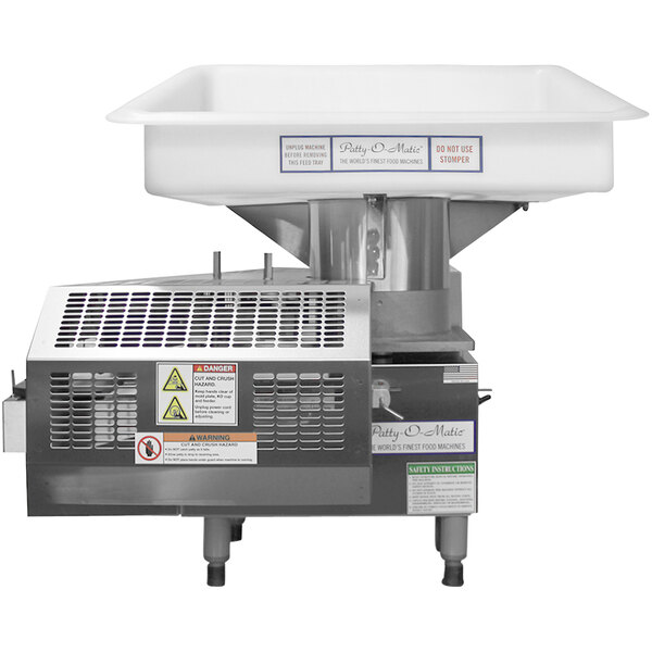 PattyOMatic PM18 Commercial 75 lb. Automatic MediumVolume Patty