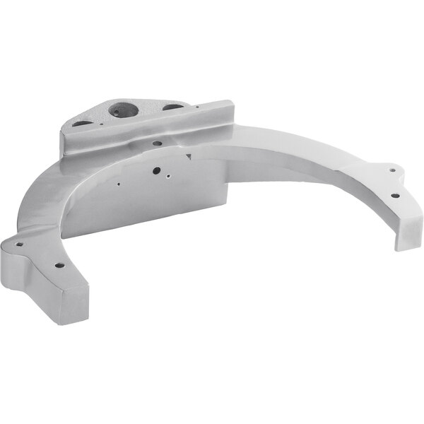 An Avantco bowl lifter arm with holes and a curved blade.