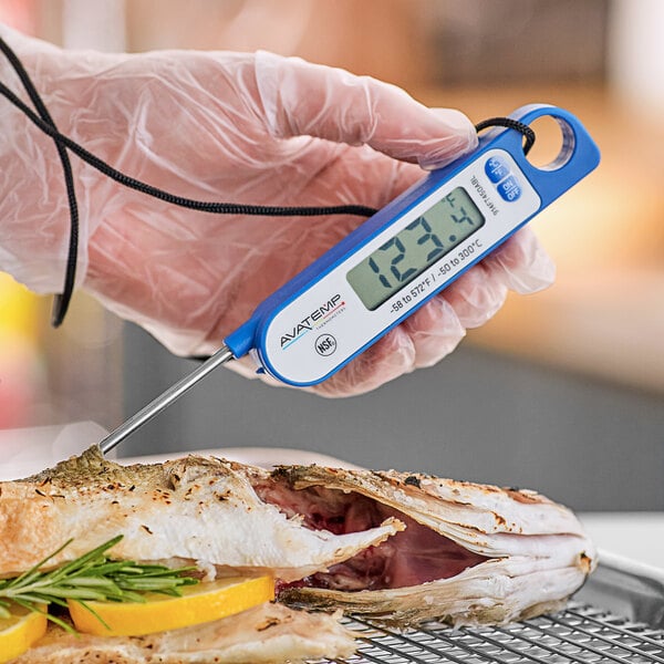 Foldable Probe Instant Read Meat Thermometer Digital Kitchen Food
