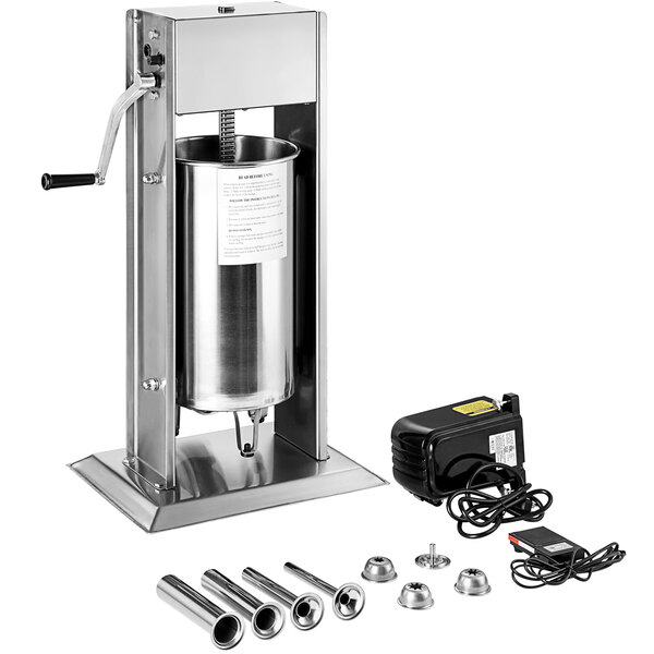 Avantco CS30VKIT 30 lb. Stainless Steel Vertical Electric or Manual