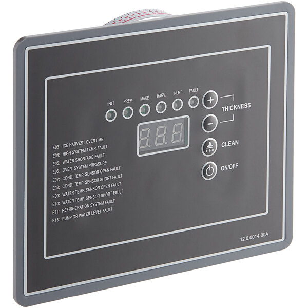 An Avantco Ice digital display controller with buttons and numbers.
