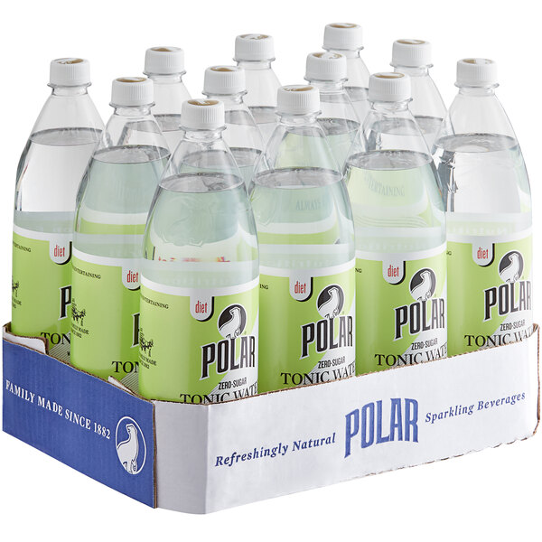 Polar Diet Lime Tonic Water 1 Liter 12/Case