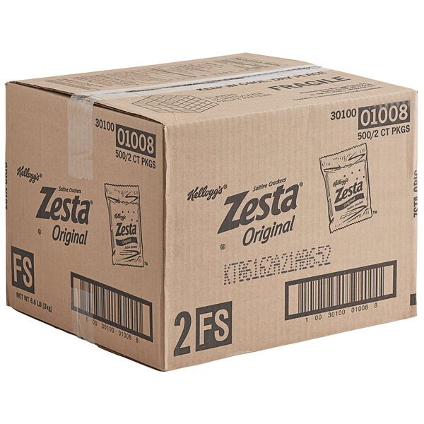 Zesta Saltine Crackers 2Pack 500/Case