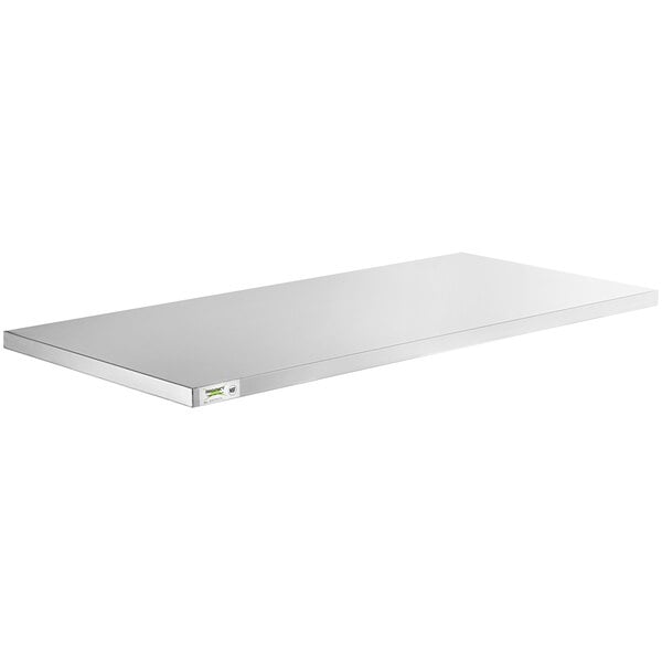 A white metal shelf for a Regency table.