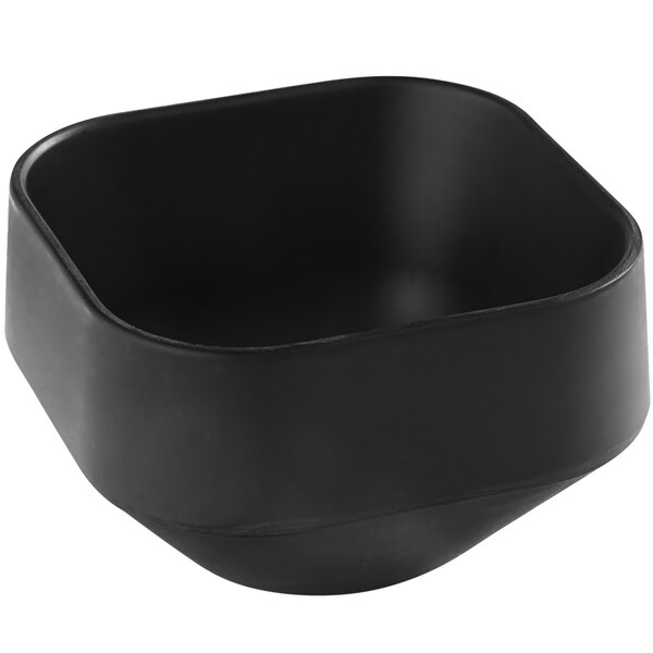 American Metalcraft 3 oz. Matte Black Square Melamine Ramekin