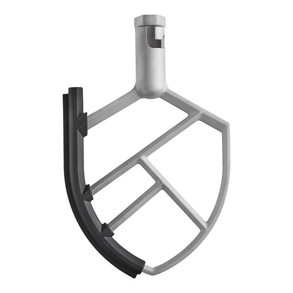 a mixer blade with a black handle