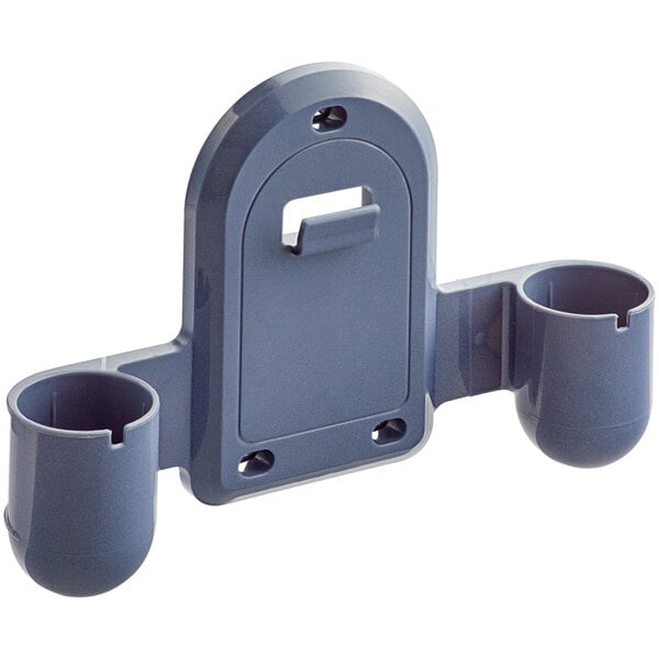 A gray plastic Lavex Pro wall bracket with two holes.