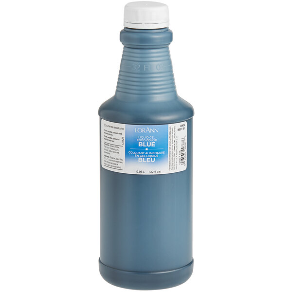 LorAnn Oils Blue Liquid Gel Food Coloring 32 oz.