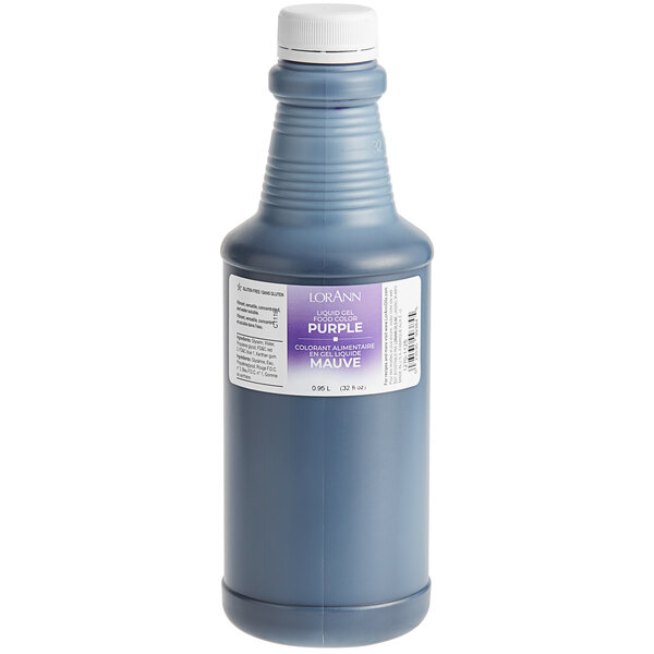 LorAnn Oils Purple Liquid Gel Food Coloring 32 fl. oz.