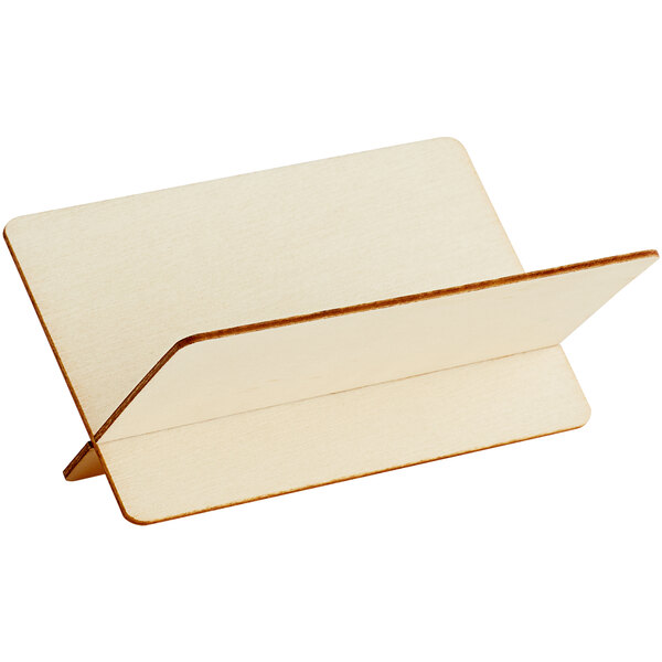 Tablecraft Taco Taxi Disposable Poplar Wood Taco Holder 50/Pack