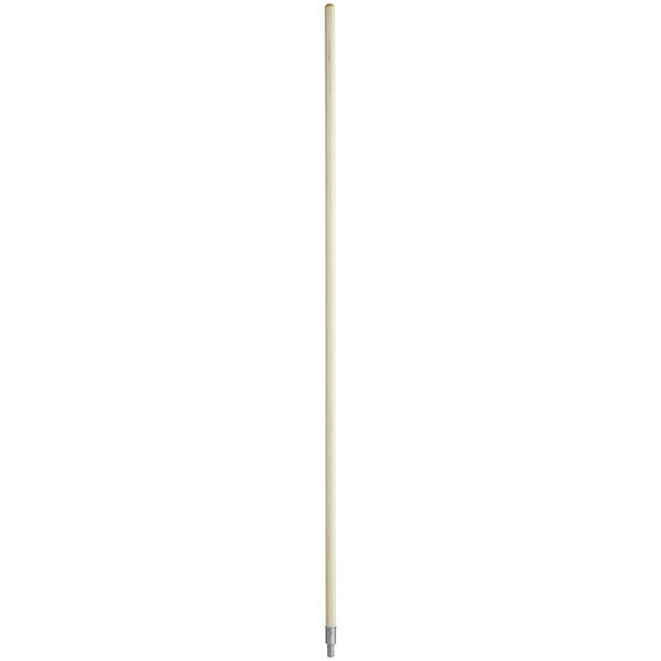 A long white stick with a silver tip.