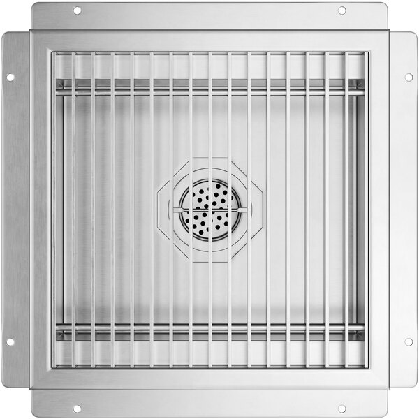 Regency 18" x 18" 14Gauge Stainless Steel Floor Sink with Removable Grate