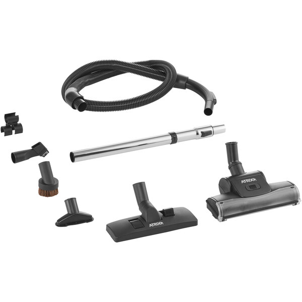 Atrix AHC1 Turbo Red 6 Qt. Variable Speed Canister Vacuum with HEPA Filtration and Tool Kit