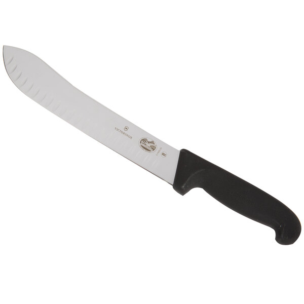 Victorinox 5.7423.25-X3 10 Granton Edge Butcher Knife with Fibrox Handle