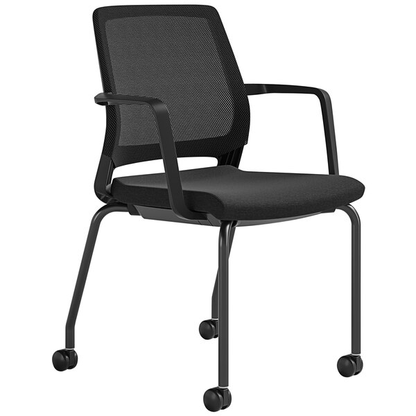 Safco Medina Black Guest Chair 2/Pack
