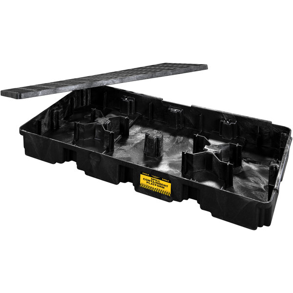 Eagle Manufacturing 1632B 30 Gallon Black 2 Drum Modular Spill