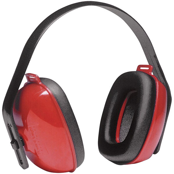 Honeywell Red / Black MultiplePosition Earmuffs 25 dB QM24PLUS