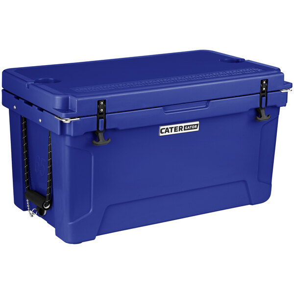CaterGator CG65NV Navy 65 Qt. Rotomolded Extreme Outdoor Cooler / Ice Chest