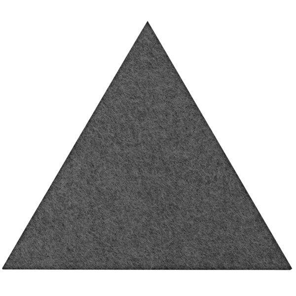 Versare SoundSorb 24" Dark Gray Flat WallMounted Acoustic Triangle 7825129