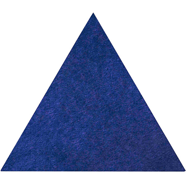 Versare SoundSorb 12" Blue Flat WallMounted Acoustic Triangle 7825051