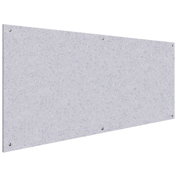 A white rectangular Versare SoundSorb acoustic panel with gray screws.