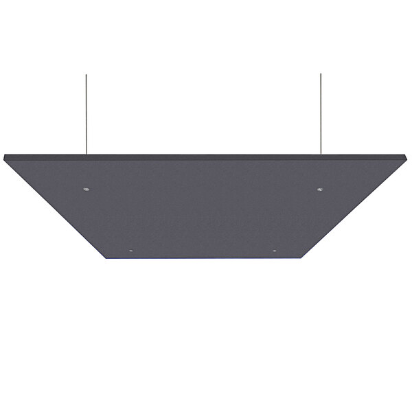 A dark gray square Versare SoundSorb acoustic panel.