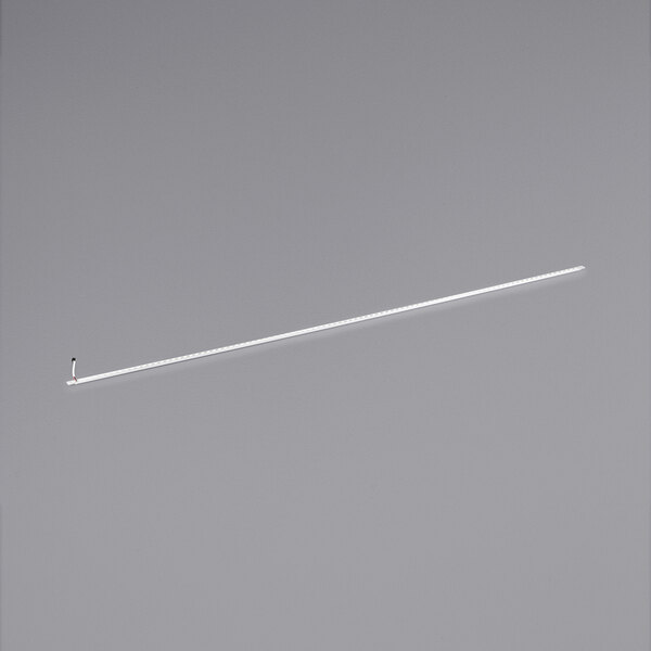 An Avantco long white lamp for refrigeration hanging from the ceiling.