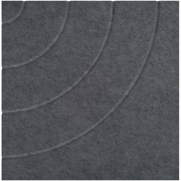 A dark gray surface with a spiral pattern.