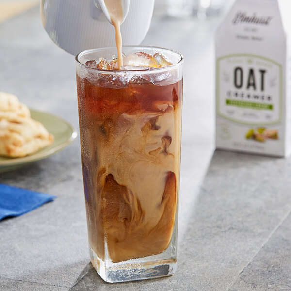 Elmhurst Pistachio Creme Oat Creamer 16 fl. oz. 6/Case