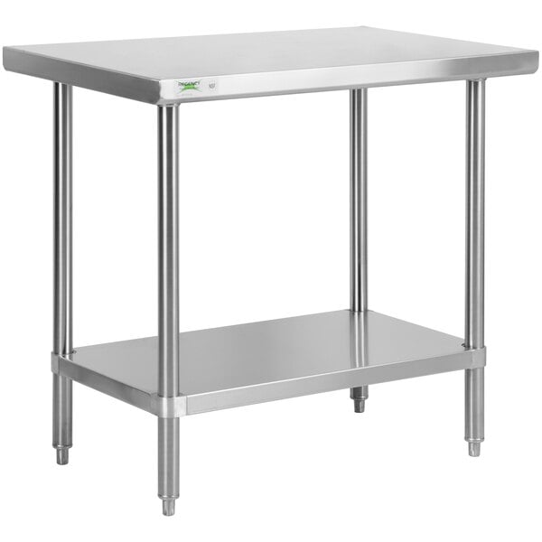 24 x36 Stainless Steel Kitchen Work Table Commercial Kitchen Restaurant Table 