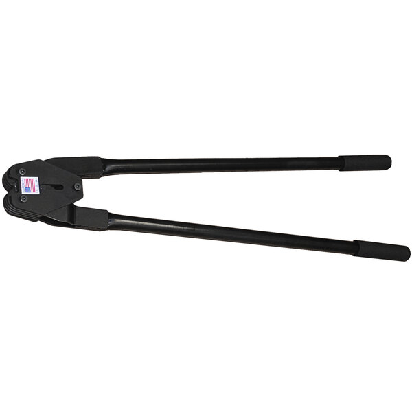 Lavex Premium front action strapping sealer with black handles.
