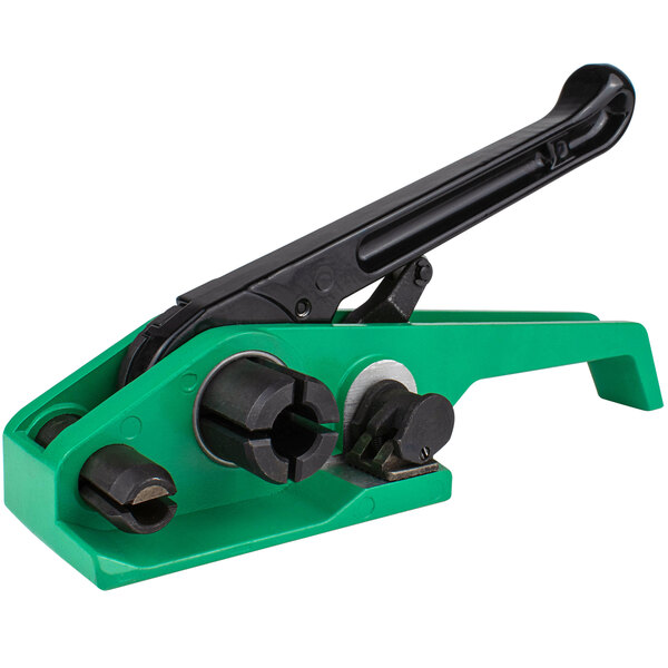 A green and black Lavex polyester tensioner tool.