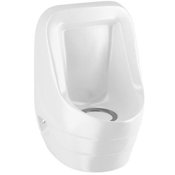 A white Sloan waterfree urinal.
