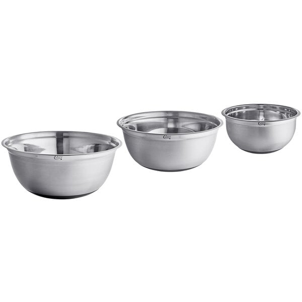 Stainless Steel Mixing Bowl with Silicone Suction Cup – Contact