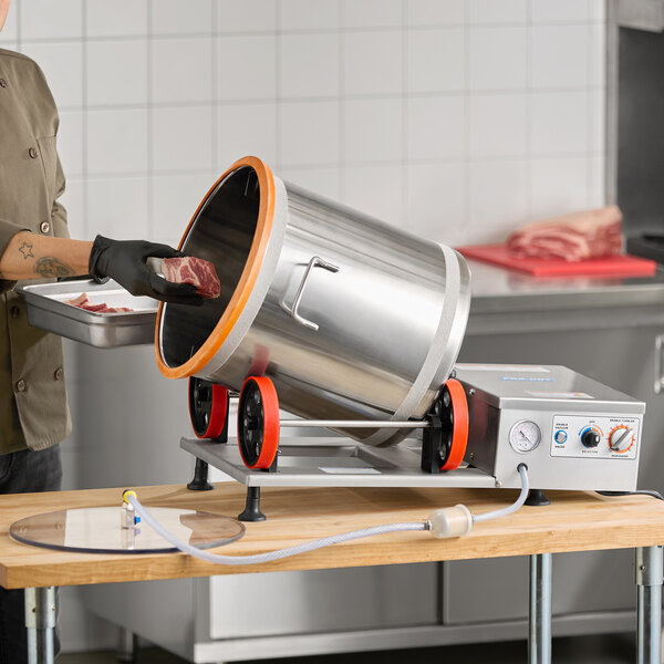 ProCut KMV-25 55 lb. Electric Meat / Vegetable Vacuum Marinator