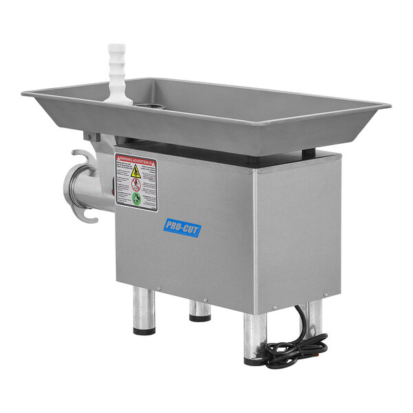 ProCut KG22WXPSS 22 Stainless Steel Electric Meat Grinder with