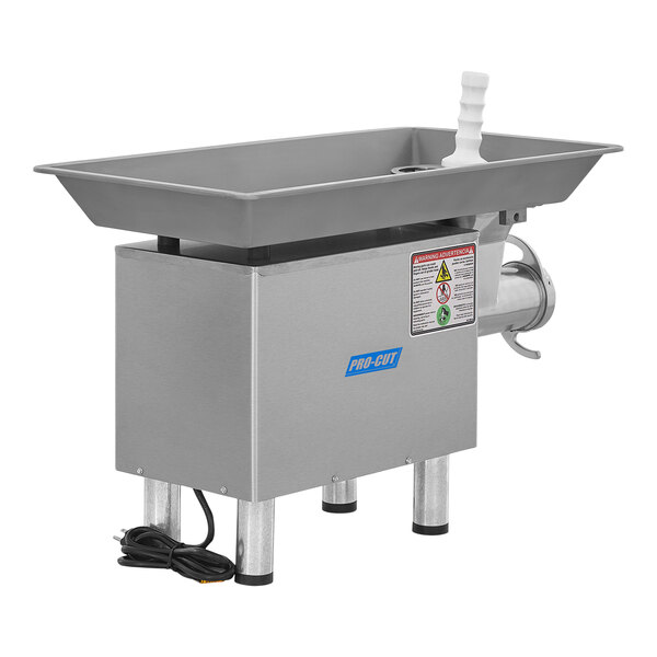 ProCut KG22WSS 22 Stainless Steel Electric Meat Grinder with Safe