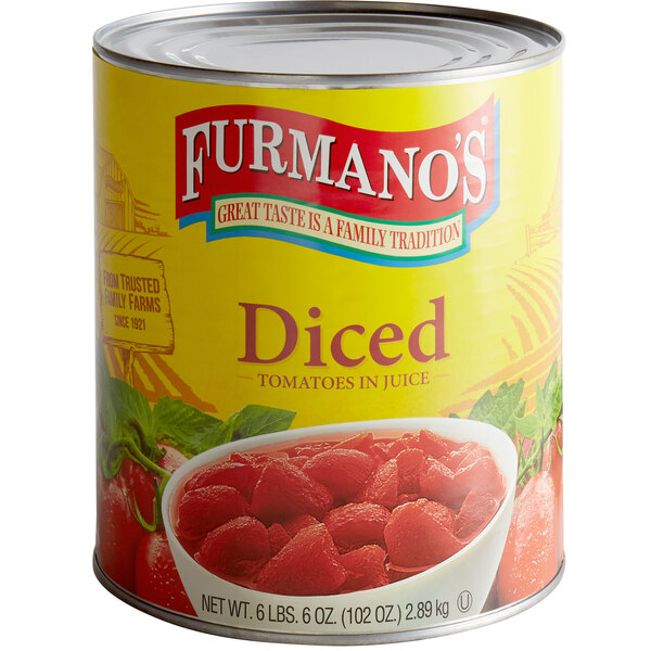 Furmano's Diced Tomatoes with Juice 10 Can