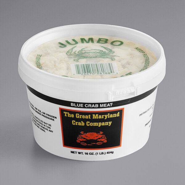 Chesapeake Crab Connection Fresh Jumbo Lump Blue Crab Meat 1 lb.