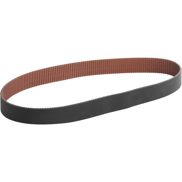 A black belt with brown stripes.