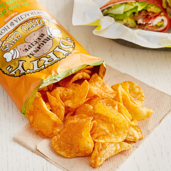 Dirty Potato Chips Sriracha and Honey Potato Chips 2 oz. 25/Case